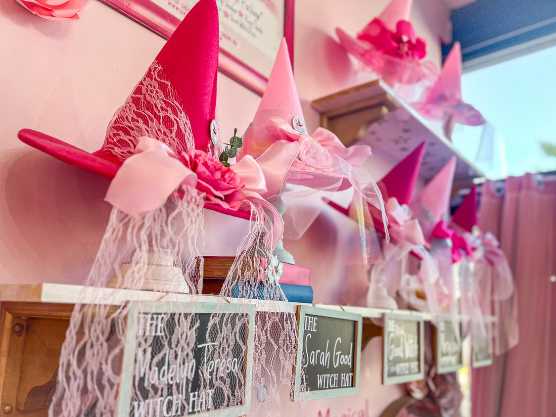 The Good Witch of Salem’s Pink Witch Hat Collection