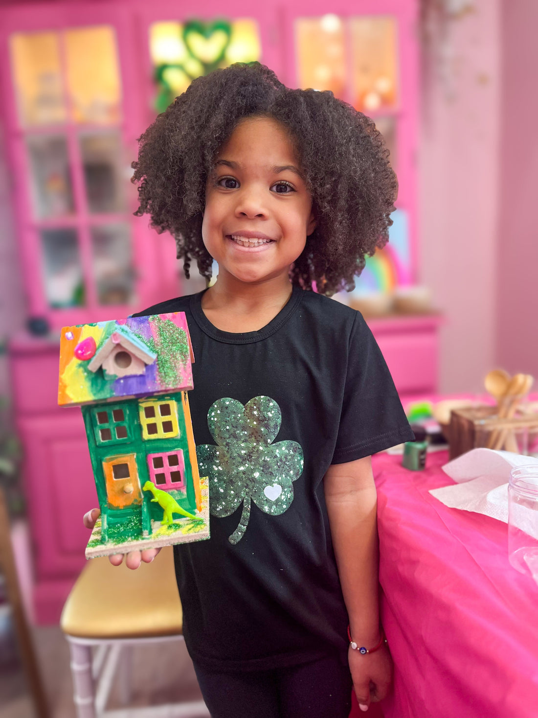 Creating Leprechaun Houses with the Good Witch of Salem!