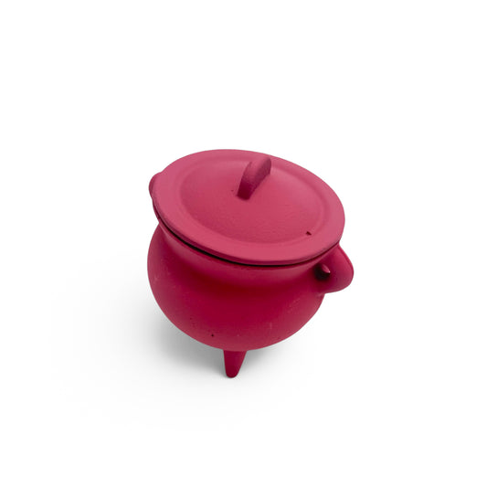 Hot Pink Cast Iron Cauldron