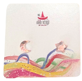 Moon and Star Stud Earrings | The Good Witch of Salem®