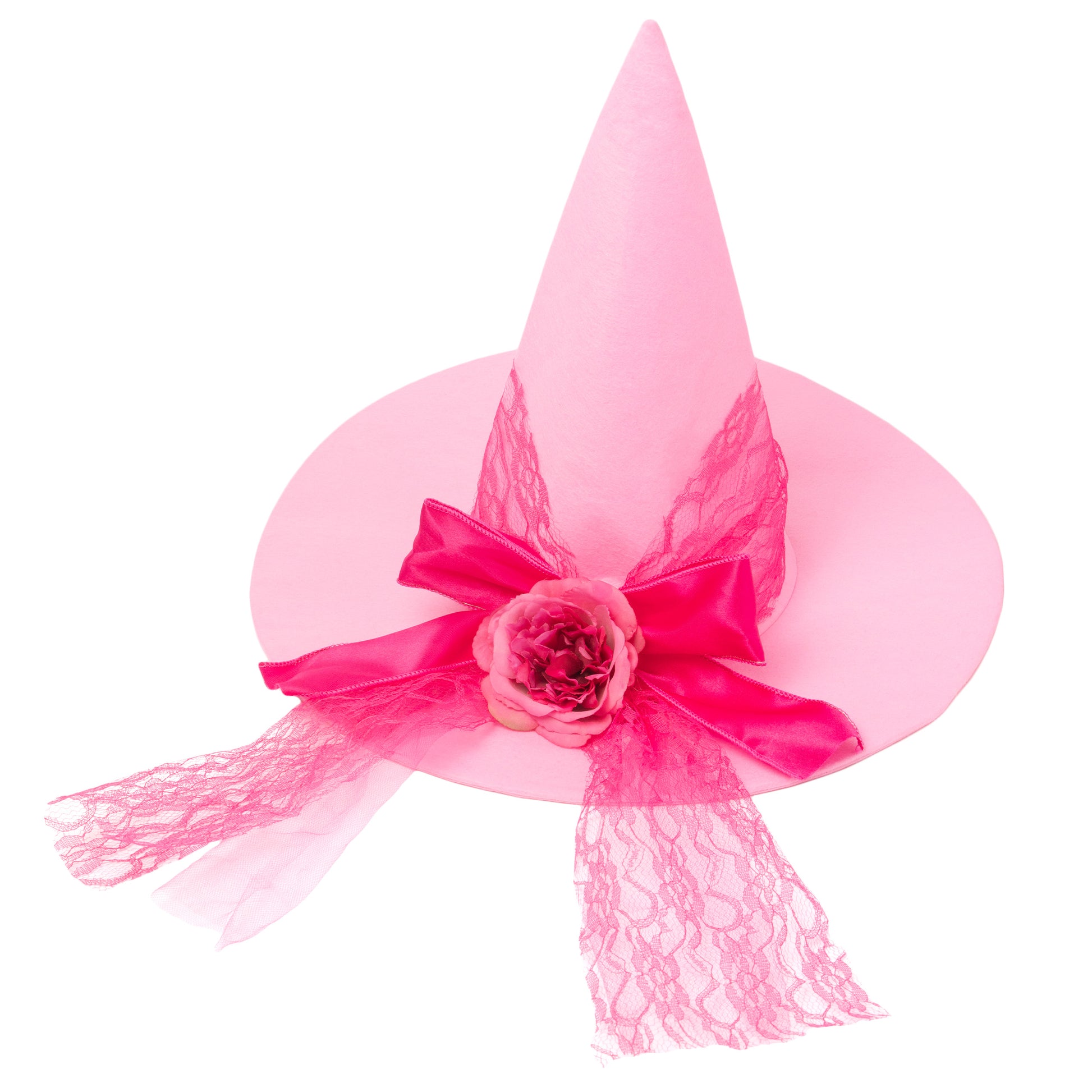 The "Bridget Bishop" Large Pink Witch Hat | Good Witch of Salem®