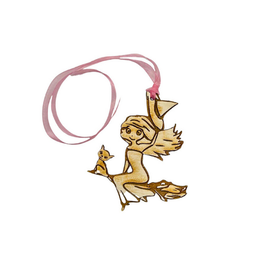 Paint a Witch Ornament | Flying Broom