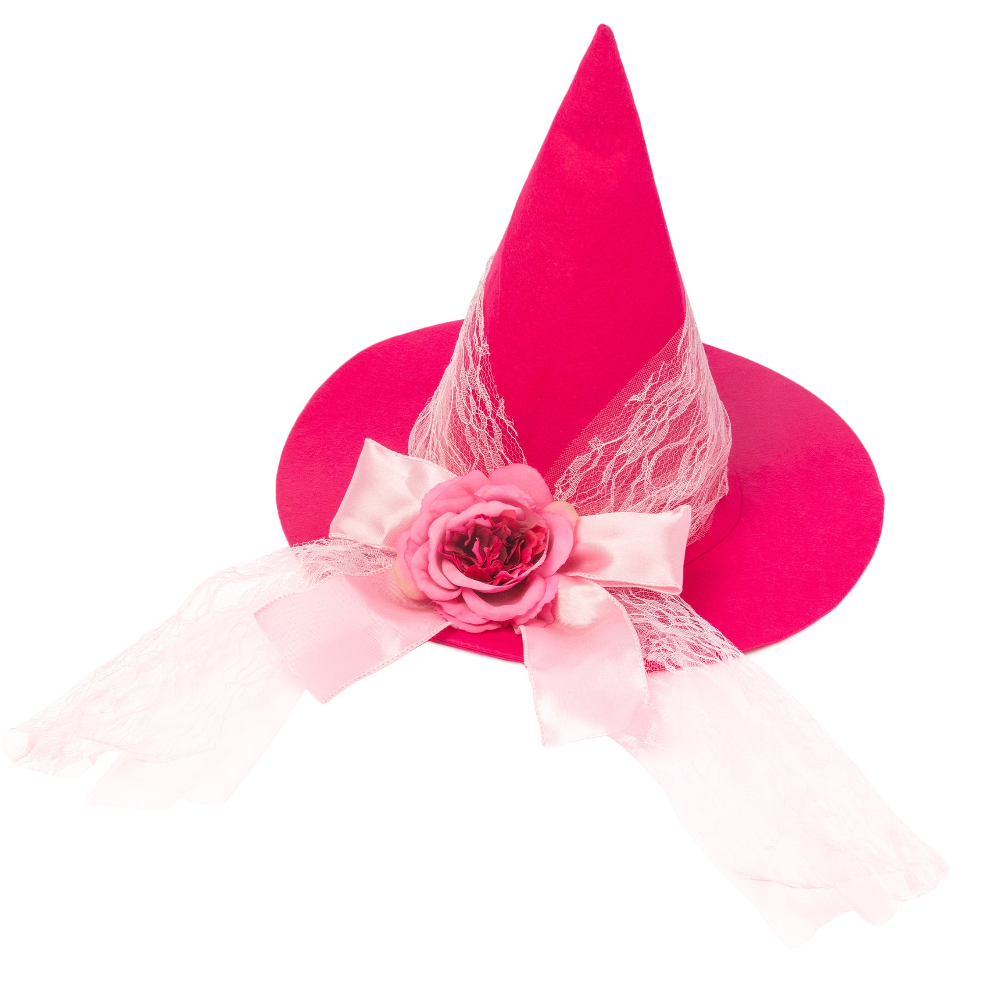 The “Madelyn Teresa” Large Pink Witch Hat | The Good Witch of Salem®