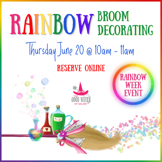 Rainbow Week: Rainbow Broom Decorating (6/20)