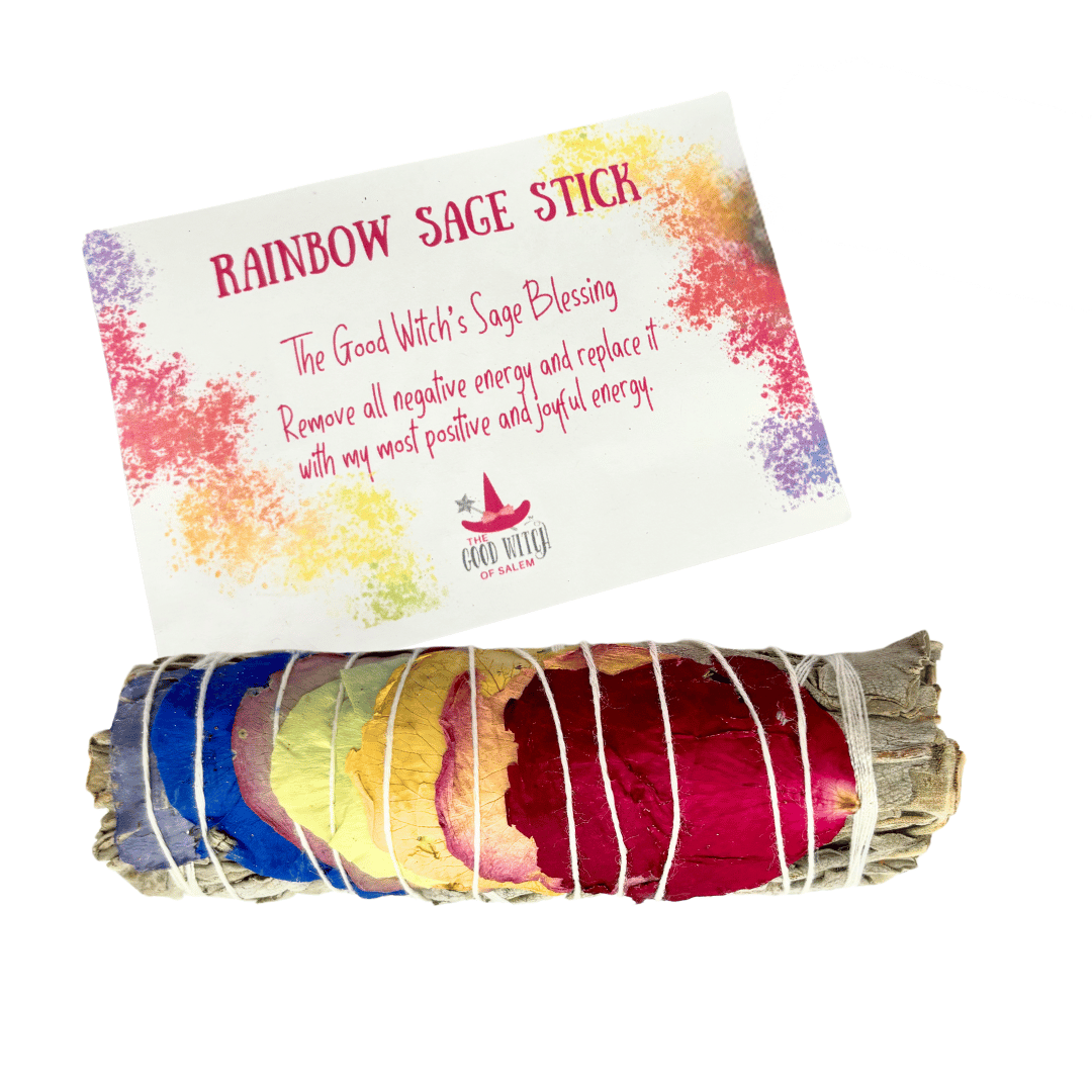 Rainbow Blessings Sage Stick | Good Witch of Salem®