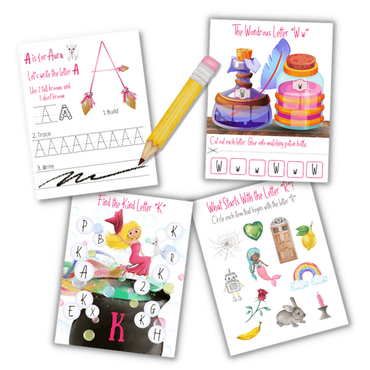 Learning Letters with The Good Witch of Salem® | Educational Workbook