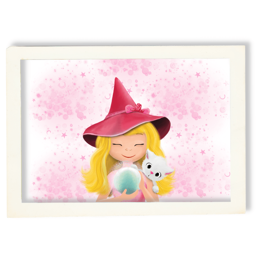 Good Witch of Salem Art Print | Crystal Ball
