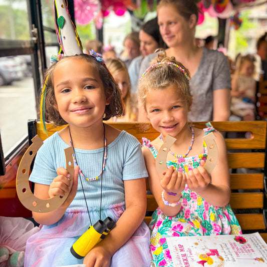 June's Unicorn Trolley Ride - A Magical Journey