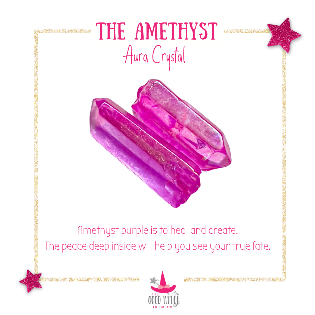 💜 The Magical Power of the Amethyst Aura Quartz Crystal!