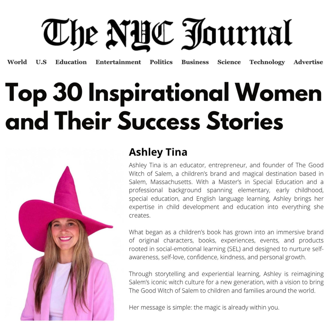 From Teacher to Founder: The Educational Heart Behind The Good Witch of Salem