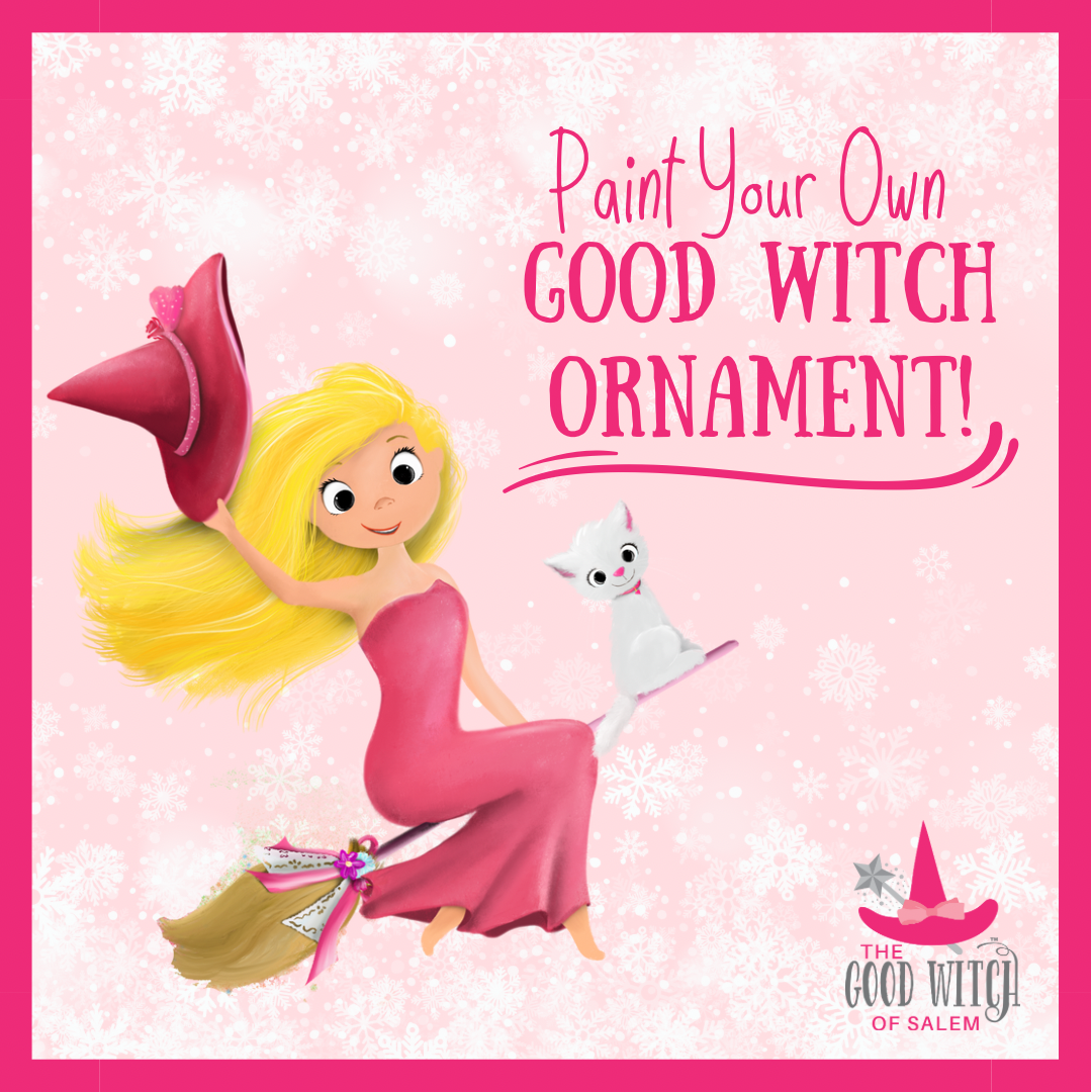 Paint a Witch Ornament | Flying Broom