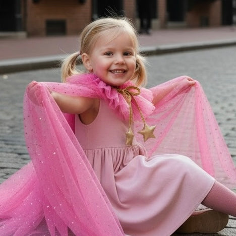 Hot Pink Starry Witch Cape | Good Witch of Salem®