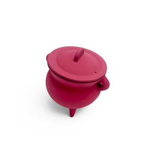 Hot Pink Cast Iron Cauldron