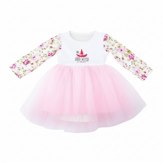 Child Light Pink Bloom Tutu Dress | Good Witch of Salem®