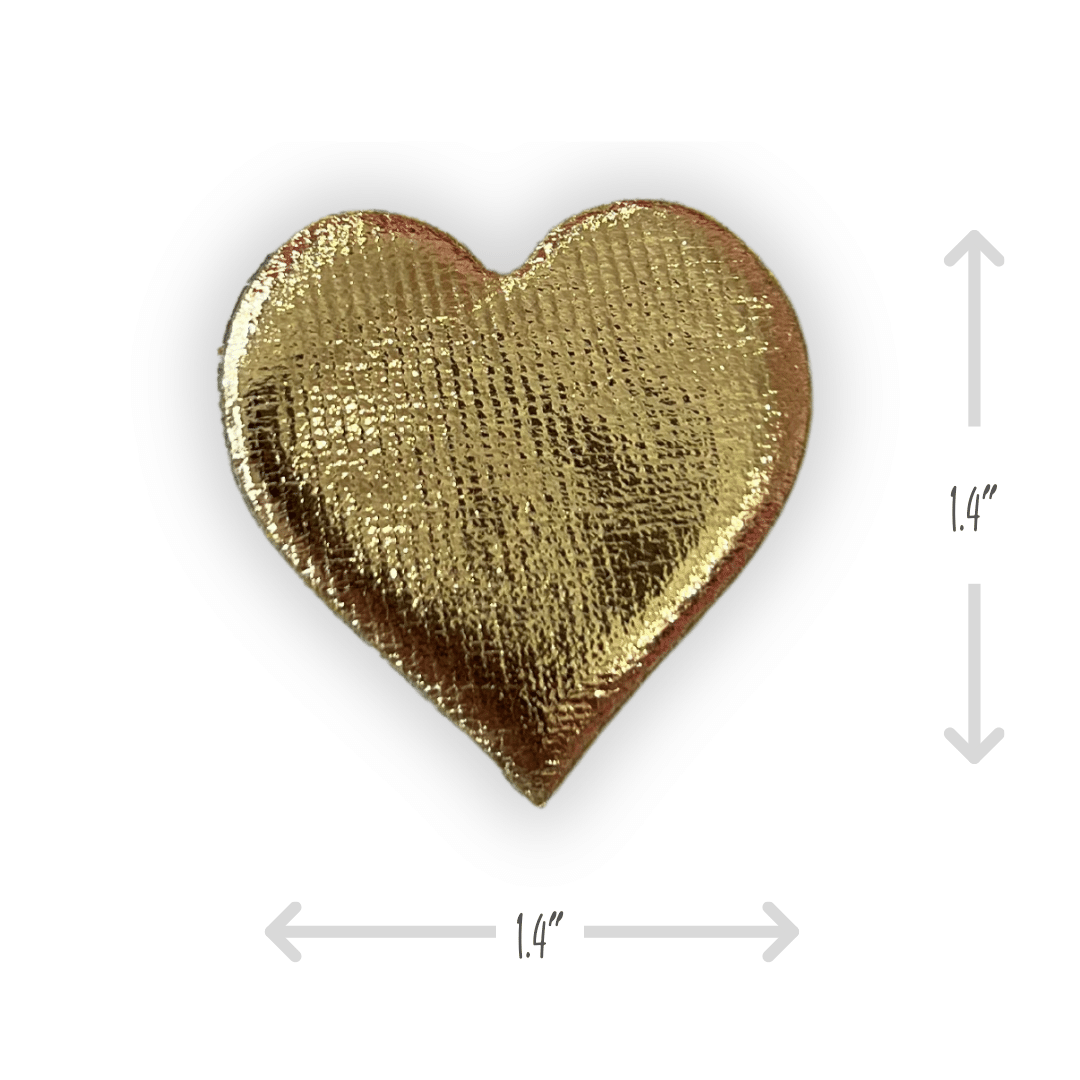 Friendship Cards | "Share a Piece of Your Heart" Gold Heart | Set of 10