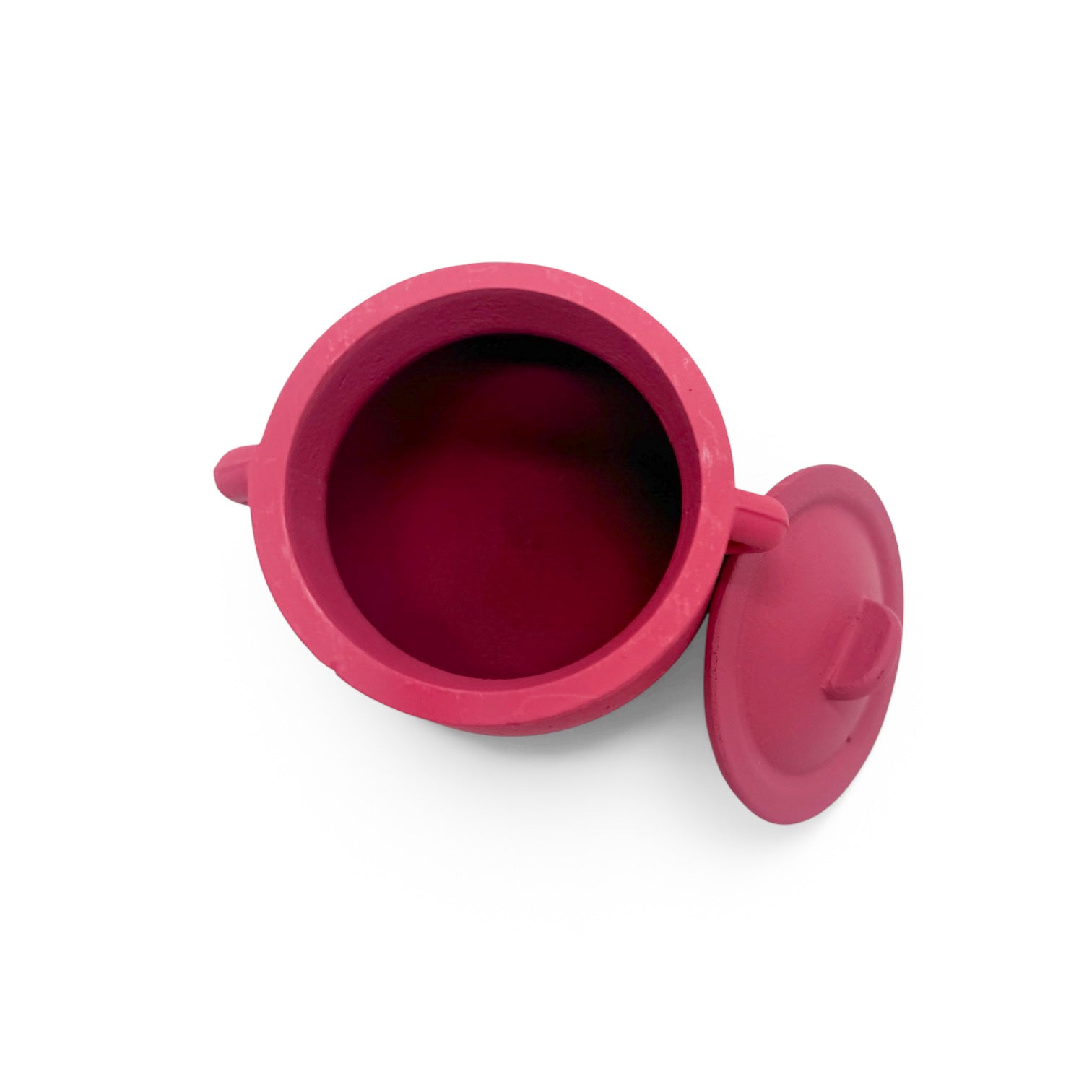 Hot Pink Cast Iron Cauldron
