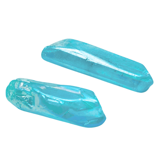 Aqua Marine Aura Quartz Crystal | Mystical Mermaid
