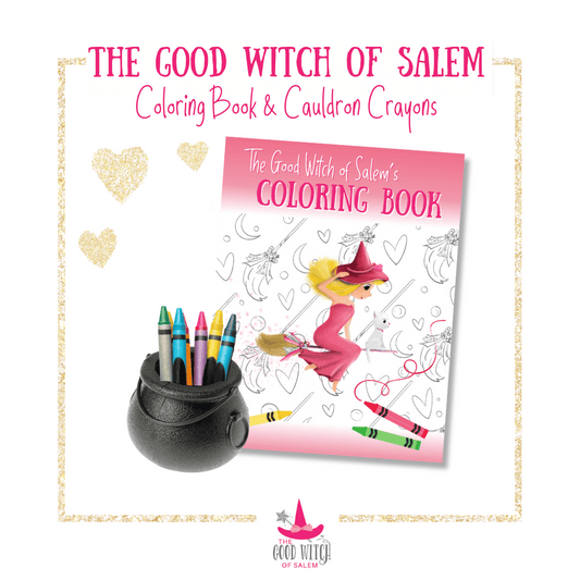 Coloring Book and Crayon Cauldron Bundle | The Good Witch of Salem®