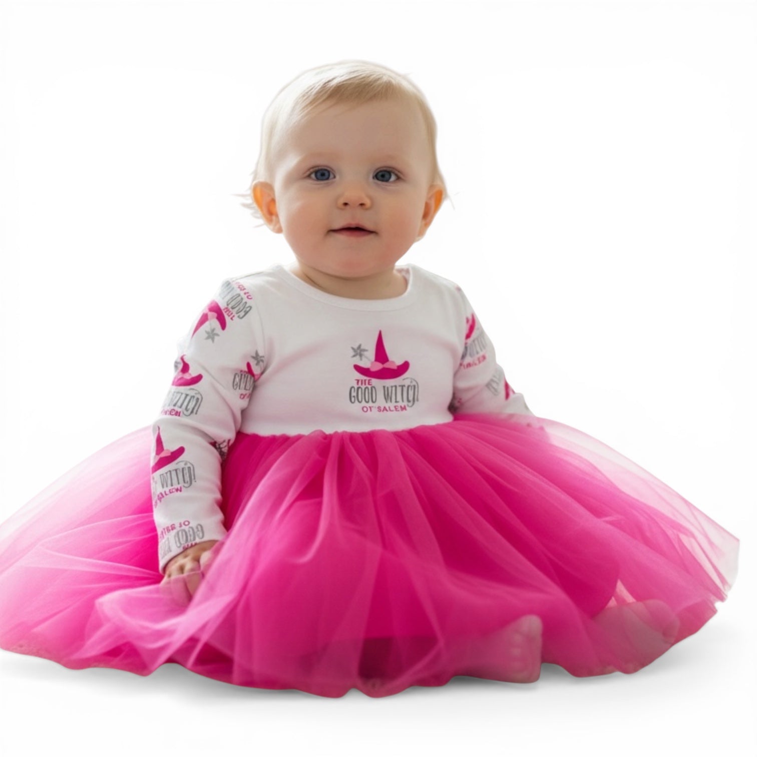 Infant Hot Pink Logo Tutu Dress | The Good Witch of Salem®