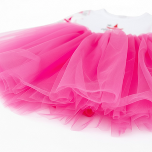 Child Hot Pink Logo Tutu Dress | Good Witch of Salem®