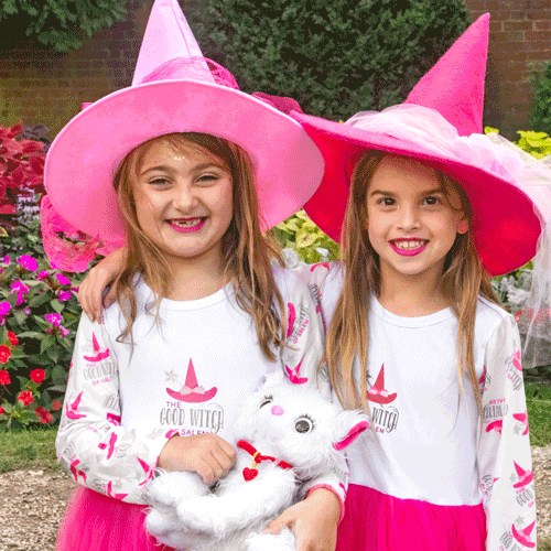 Good Witch Toddler Tutu Dress | Hot Pink Logo