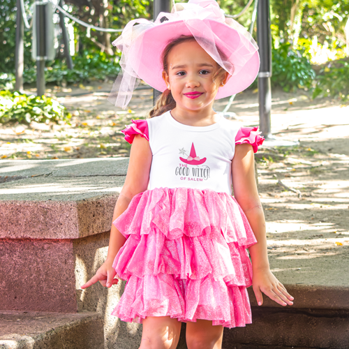 Pink Toddler Glitter Tutu Dress | Good Witch of Salem