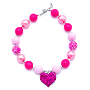 Pink Heart Necklace for Kids | The Good Witch of Salem