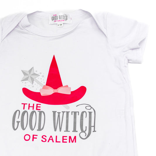 Good Witch of Salem Happy Baby Onesie