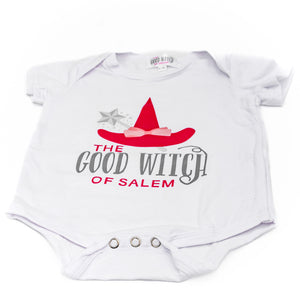 Good Witch of Salem Happy Baby Onesie