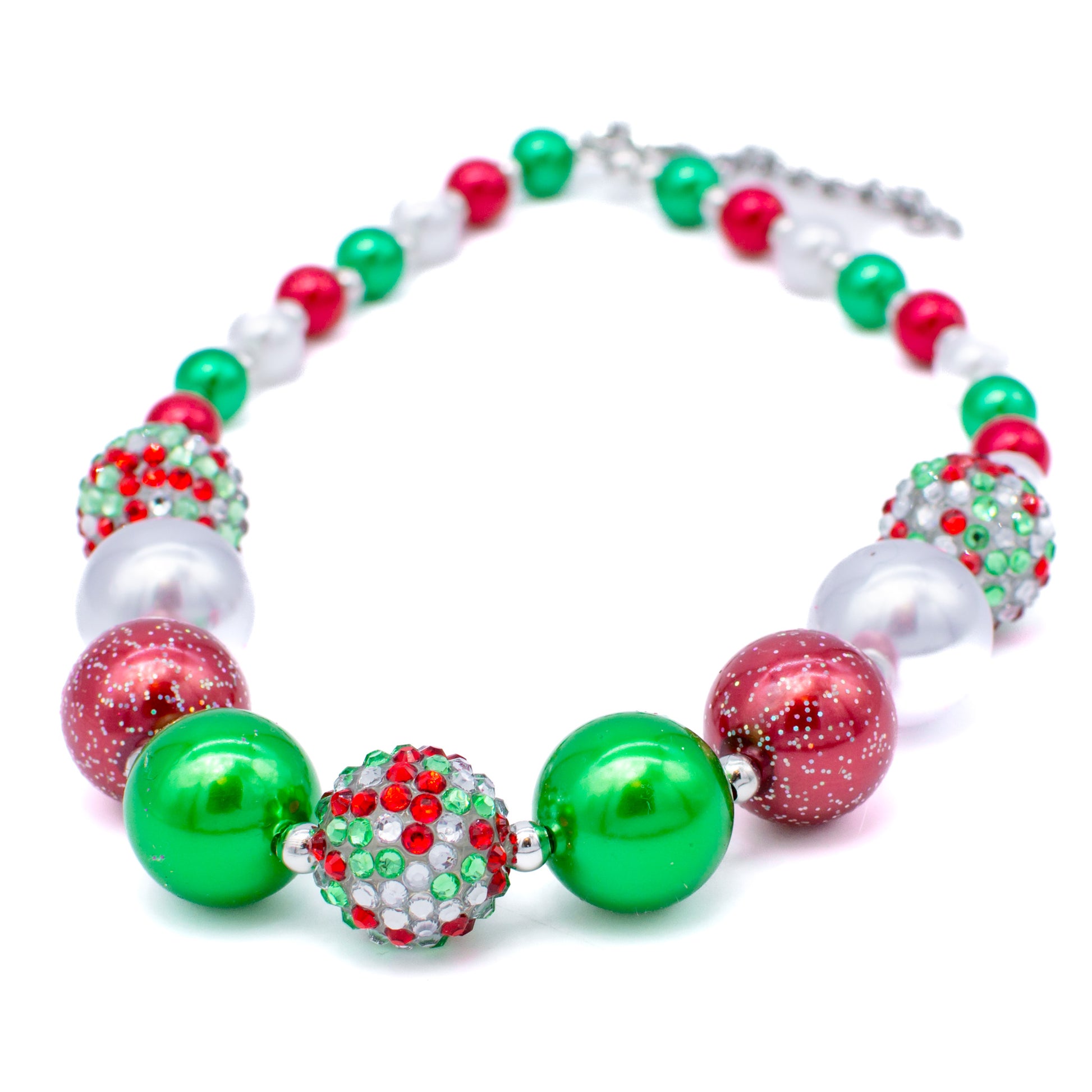 Christmas Beaded Necklace for Children | Holly Jolly