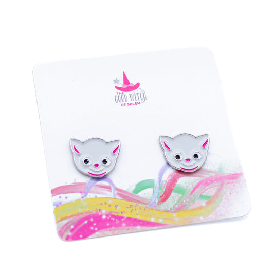 Aura Cat Stud Earrings | The Good Witch of Salem®