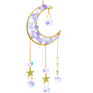Amethyst Hanging Moon Crystal | Good Witch of Salem