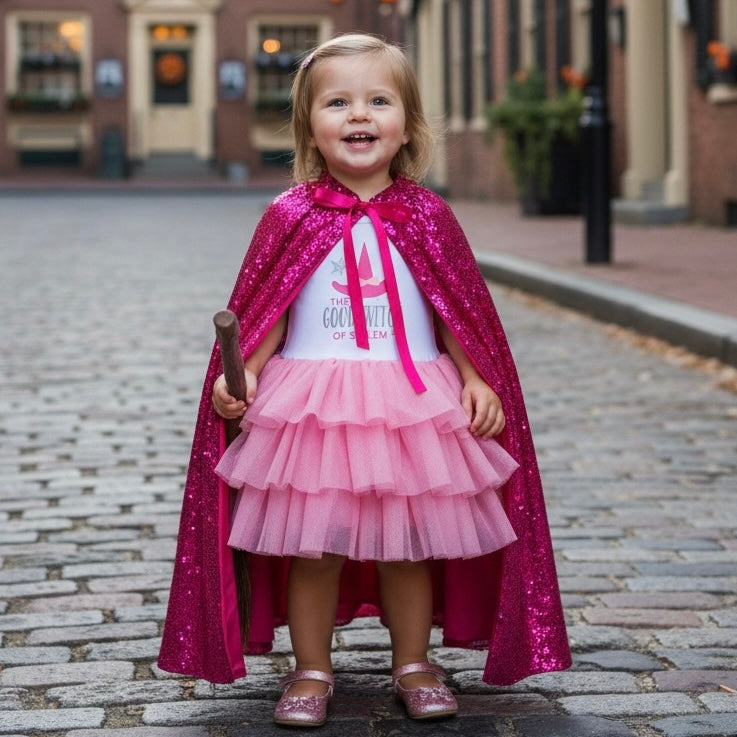 Hot Pink Sparkle Witch Cape| Good Witch of Salem®