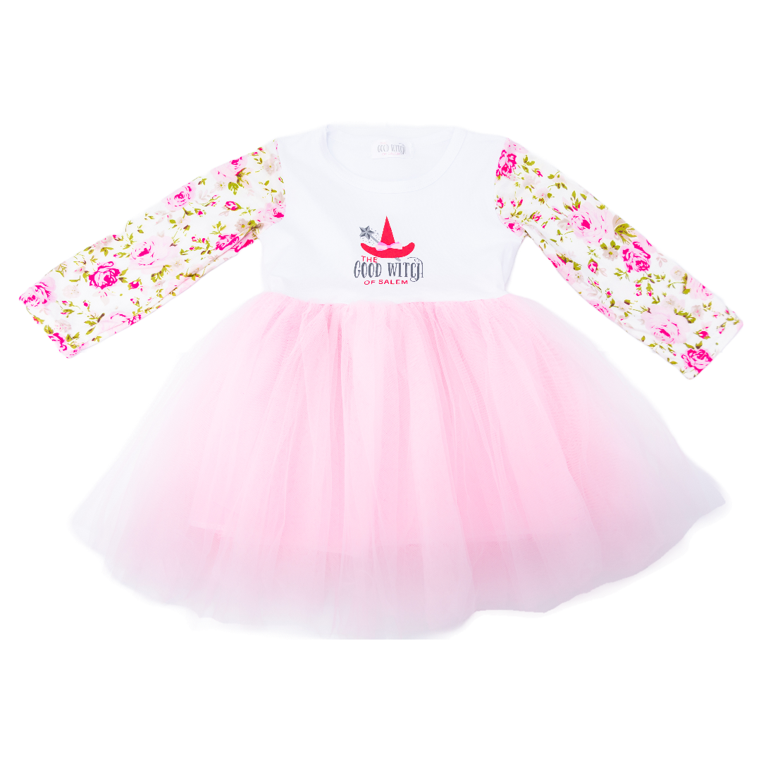Good Witch Toddler Tutu Dress | Light Pink Bloom
