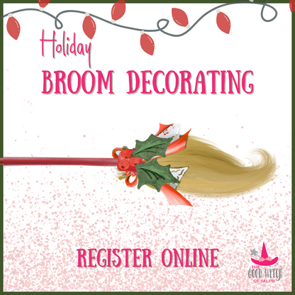 Stop In For a Spell: DIY Broom Decorating