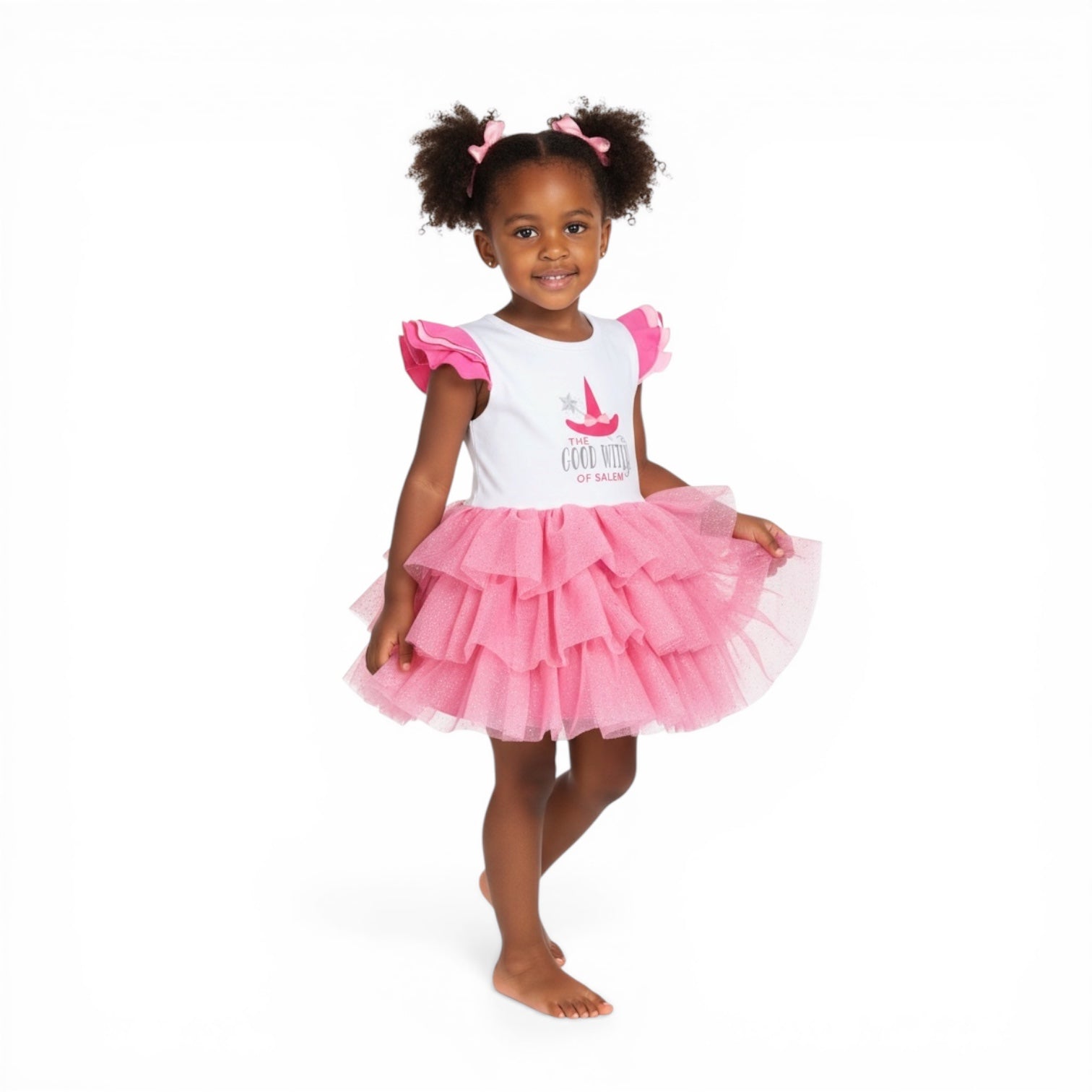 Pink Child Glitter Tutu Dress | Good Witch of Salem®