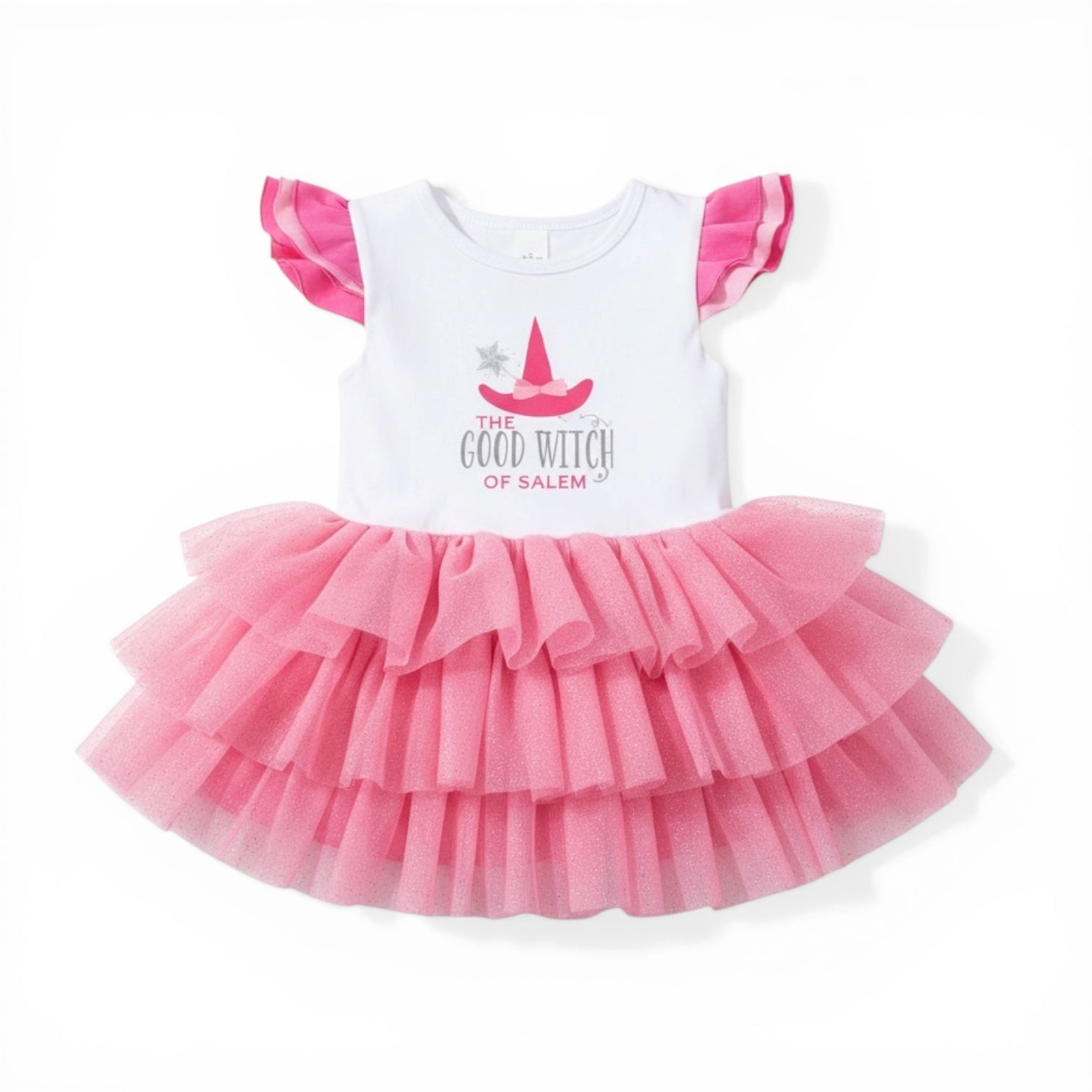 Pink Child Glitter Tutu Dress | Good Witch of Salem®