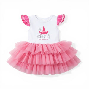 Pink Child Glitter Tutu Dress | Good Witch of Salem®