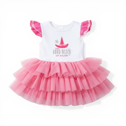 Pink Child Glitter Tutu Dress | Good Witch of Salem®