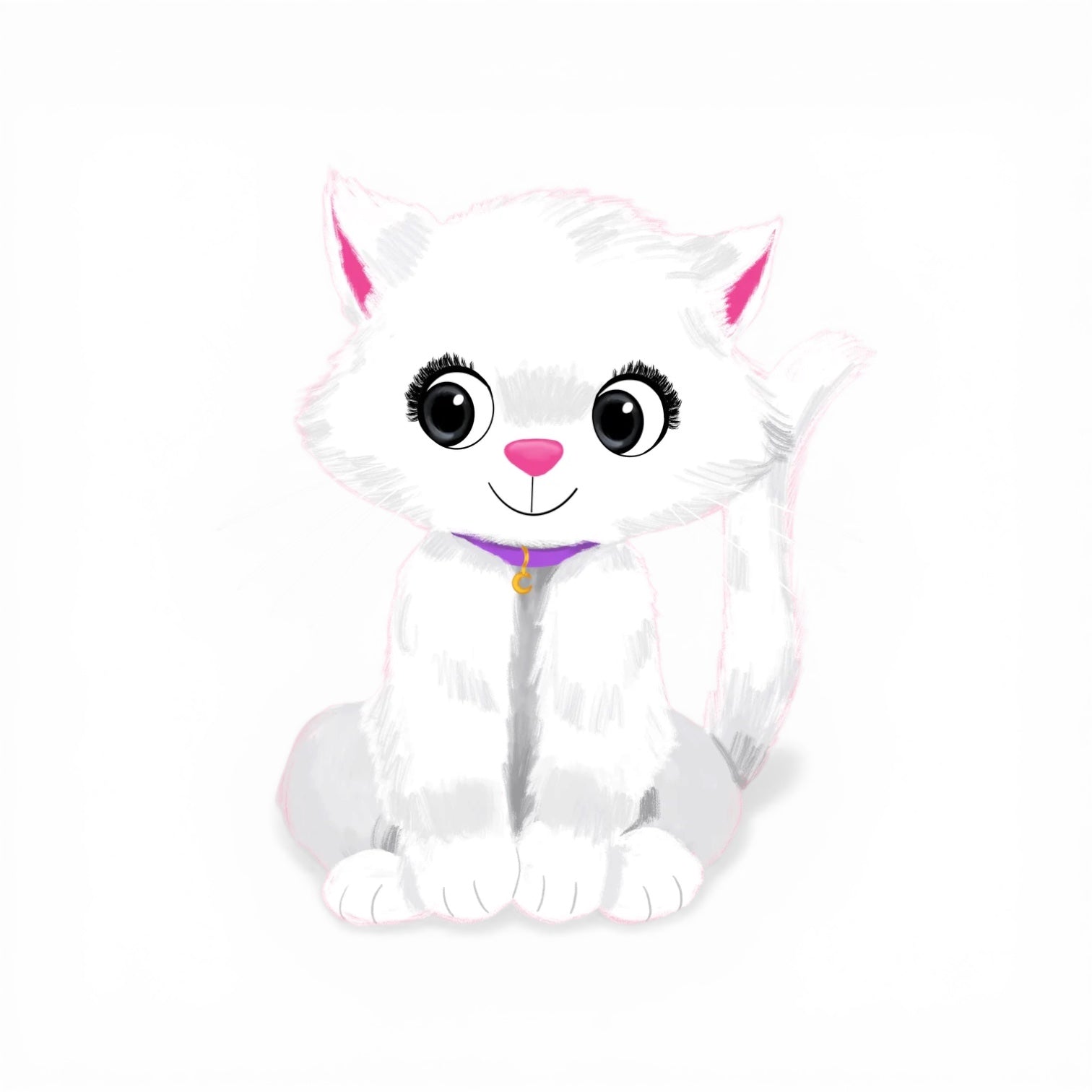Luna the Cat Vinyl Sticker | The Good Witch of Salem®