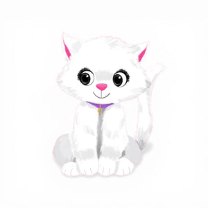 Luna the Cat Vinyl Sticker | The Good Witch of Salem®