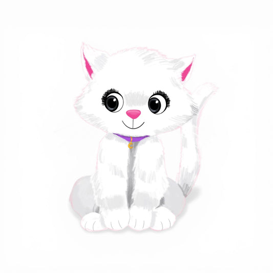 Luna the Cat Vinyl Sticker | The Good Witch of Salem®