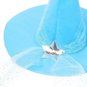 The “ Serene Sky” Large Blue Witch Hat | The Good Witch of Salem