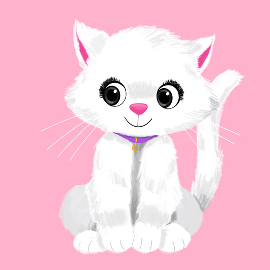 Luna the Cat Vinyl Sticker | The Good Witch of Salem®