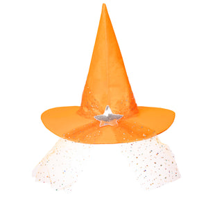The “Citrine Spark” Large Orange Witch Hat | The Good Witch of Salem®
