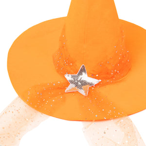 The “Citrine Spark” Large Orange Witch Hat | The Good Witch of Salem®