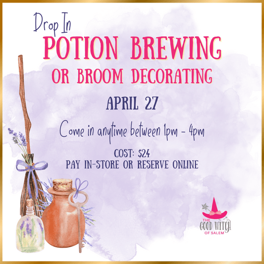 Drop In: Potion Brewing or Broom Decorating (4/27)
