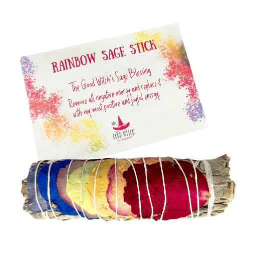 Rainbow Blessings Sage Stick | Good Witch of Salem