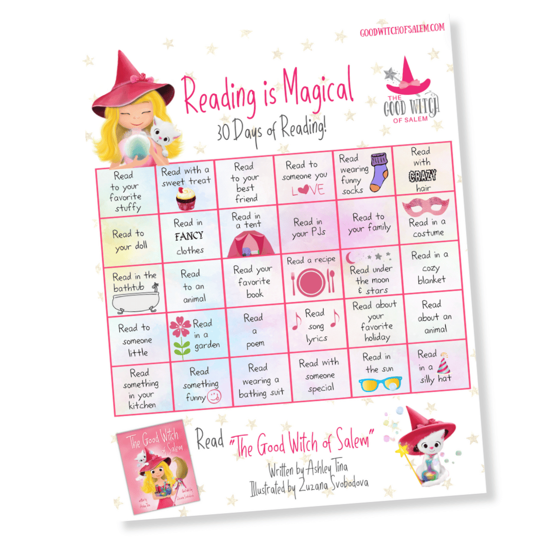 The Good Witch of Salem's Reading Calendar (Digital Download)