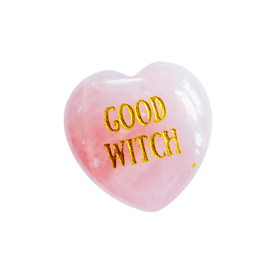 Good Witch Rose Quartz Heart | Good Witch of Salem®